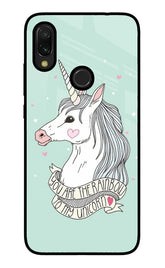 Unicorn Wallpaper Redmi Y3 Back Cover